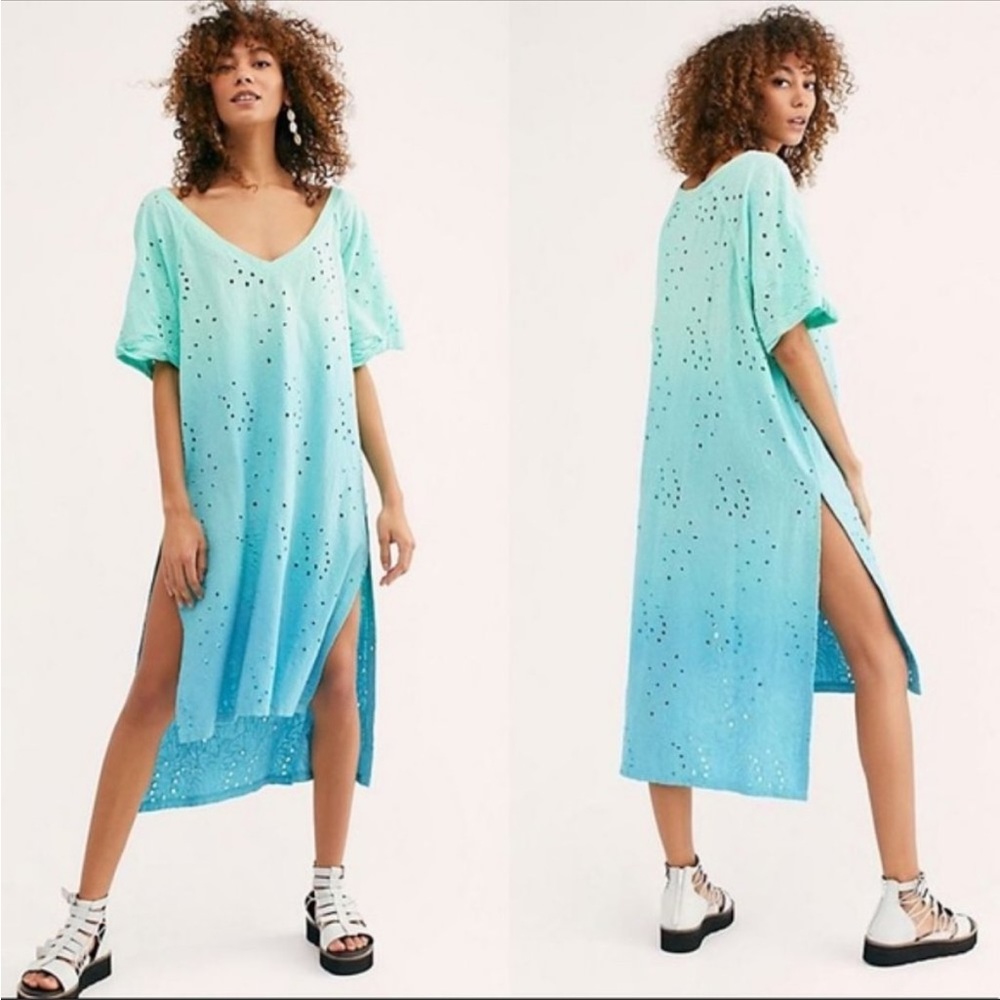 NWT Free People Palm Springs Tunic Big Wave